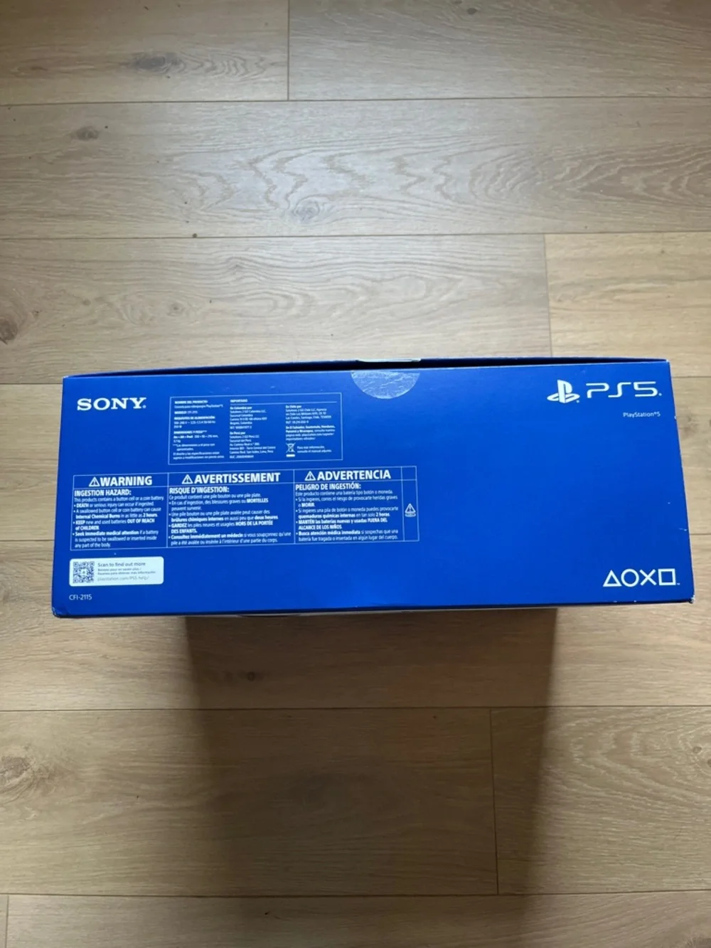 Sony PS5 Console in White with Black Accents